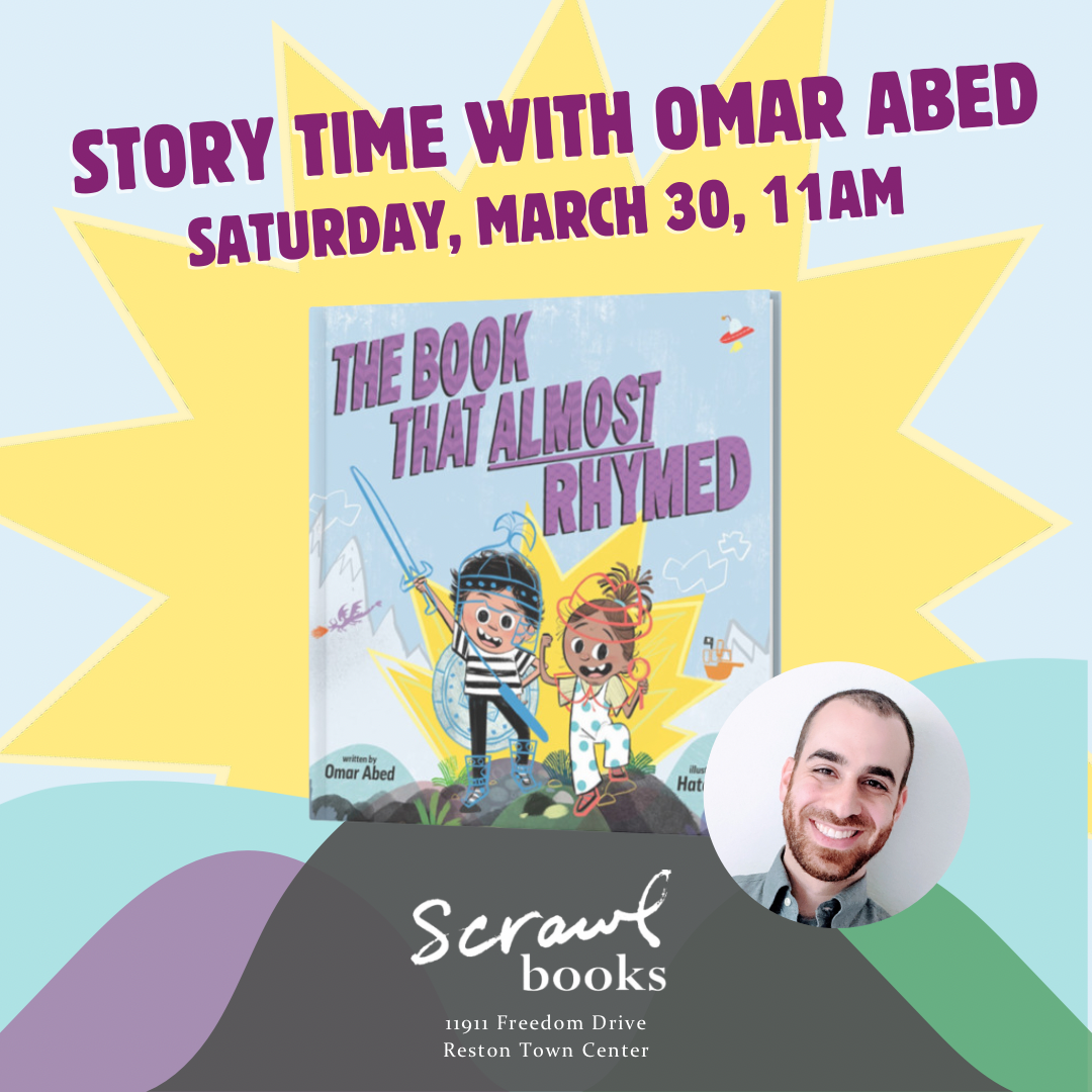 Storytime with Omar Abed at Scrawl Books Poster