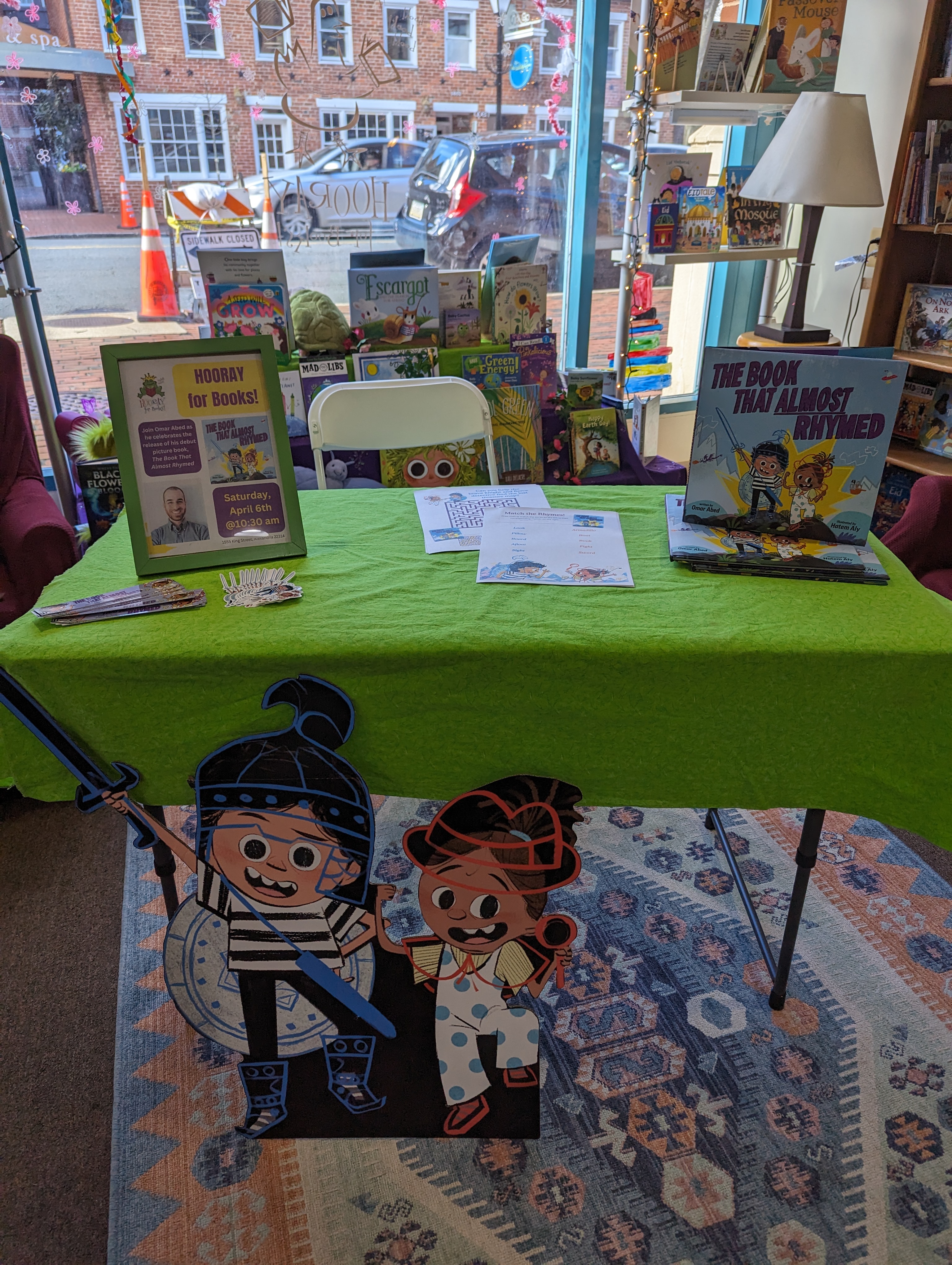 Presentation Booth at Hooray for Books