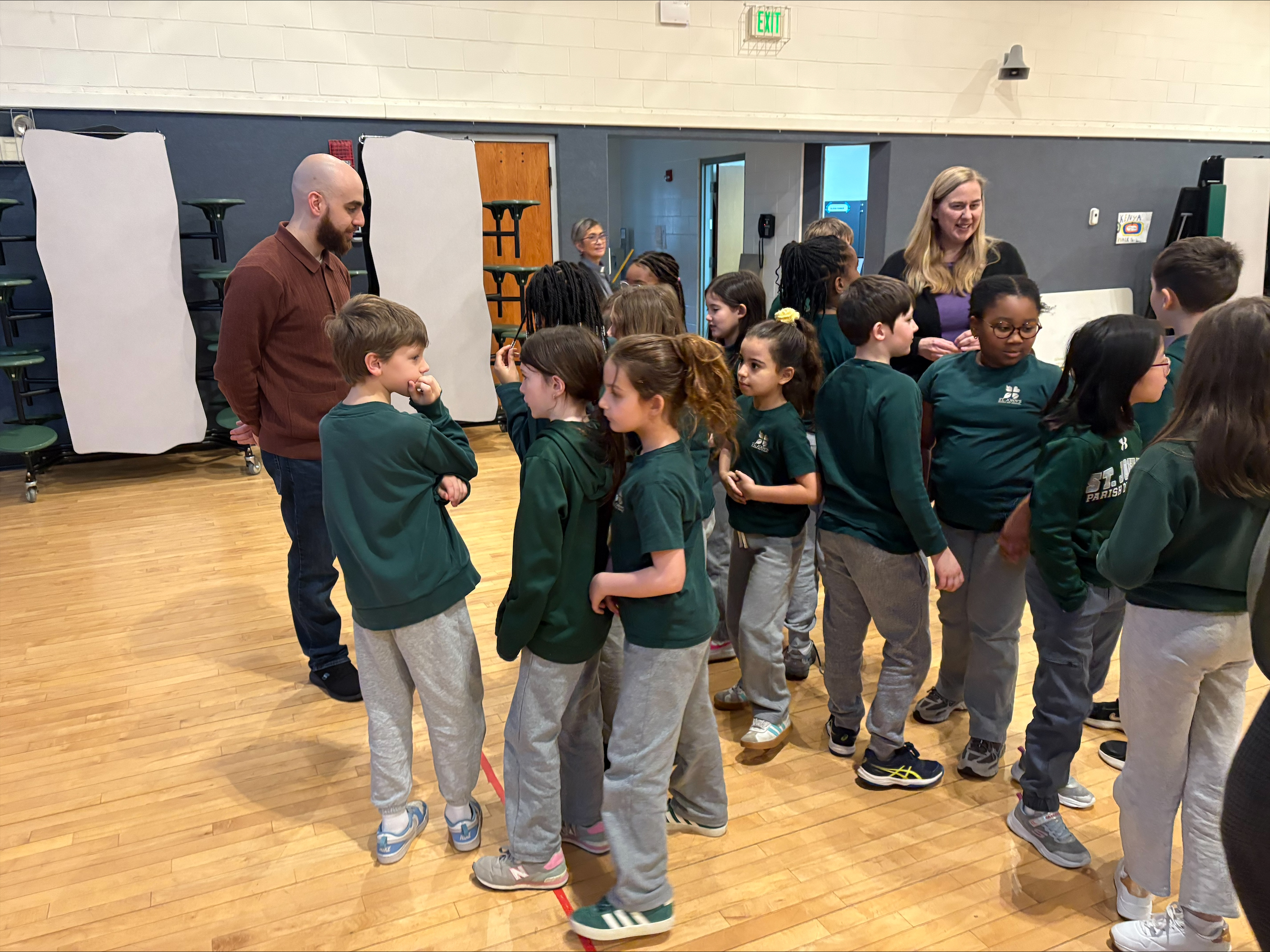 Omar talks with readers