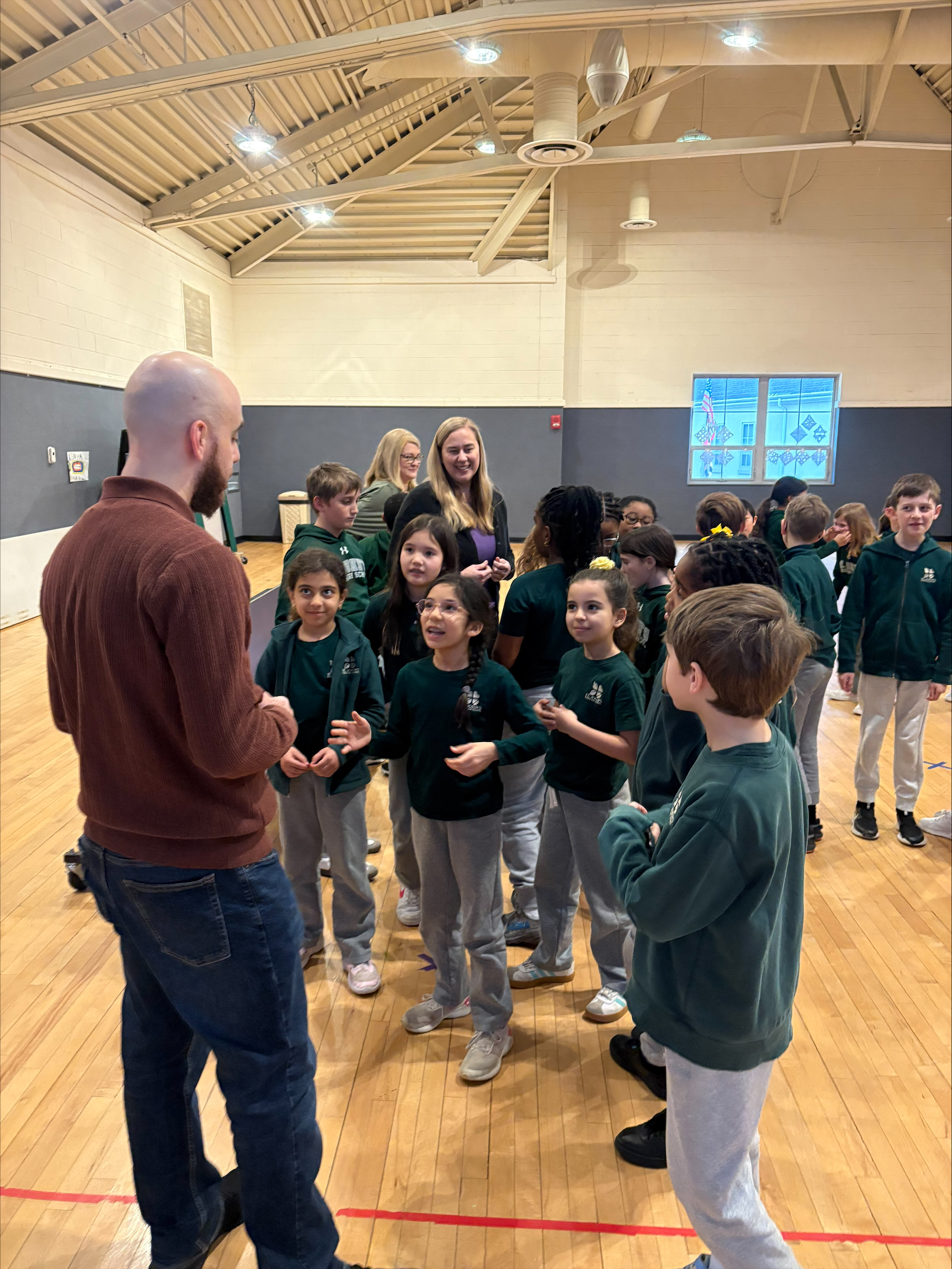 Omar talks with readers